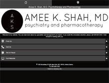 Tablet Screenshot of akspsychiatry.com